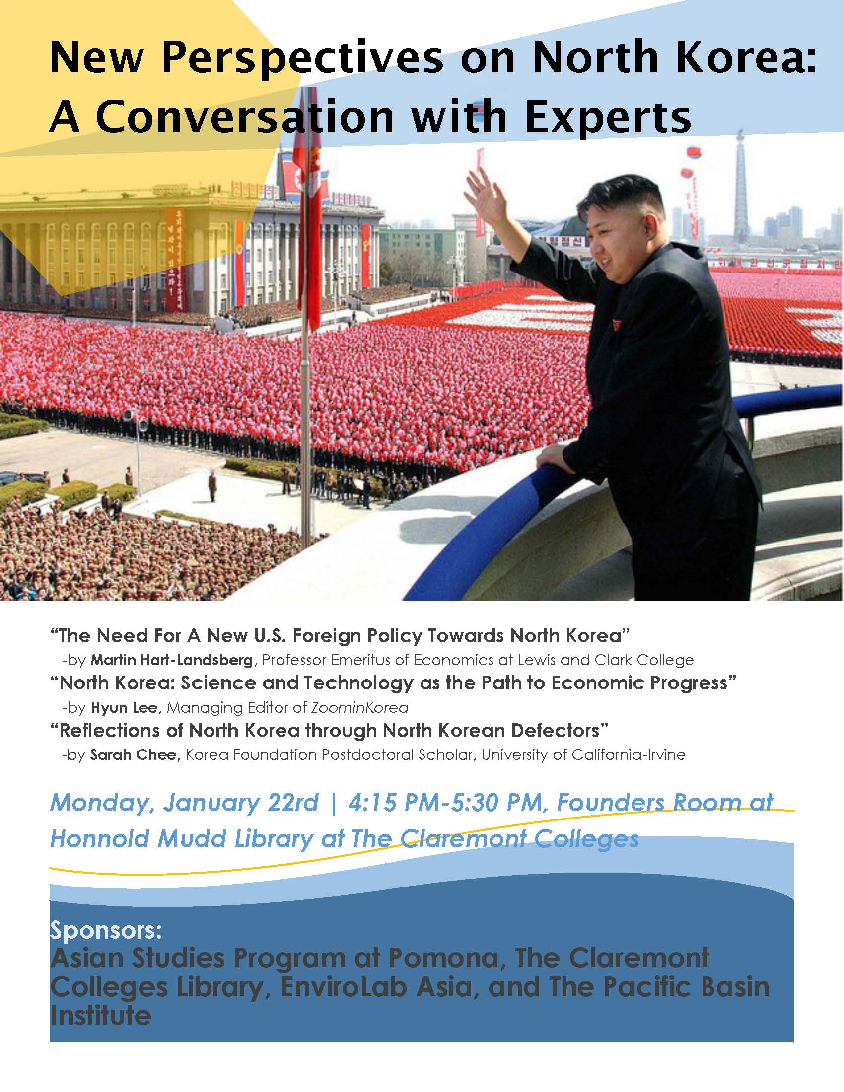 New Perspectives on North Korea: A Conversation with Experts – 1/22/18